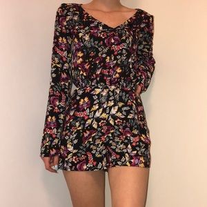Multi-Color flower romper